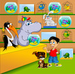 Vektor: pet shop pet shop