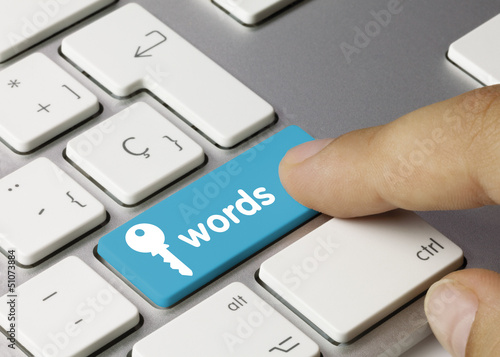 Photo: Keywords keyboard key Keywords keyboard key