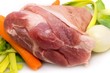 Foto: Jarret de porc demi-sel. Jarret de porc demi-sel.