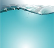Air bubbles in water