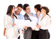 Business group talking