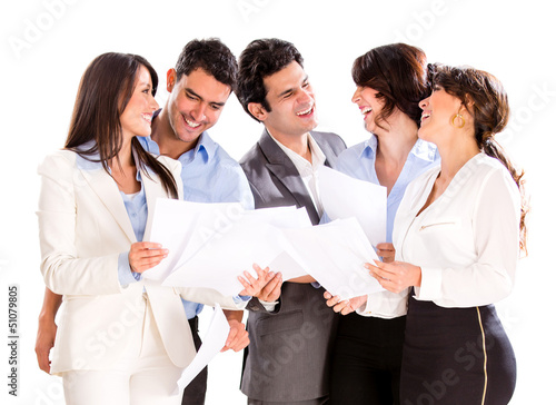 Photo: Business group talking Business group talking