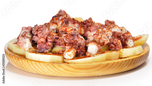 Photo: Ración de pulpo. Ración de pulpo.