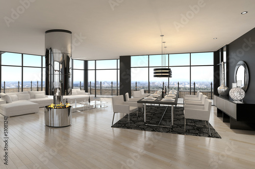 Illustration: Modern living room interior | Design Loft Modern living room interior | Design Loft