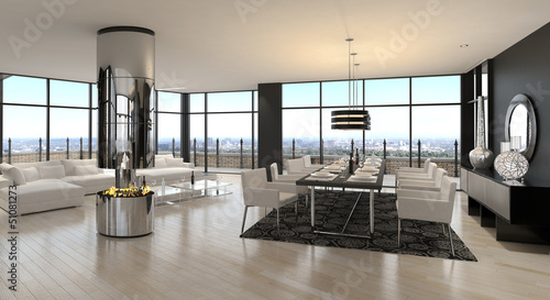 Illustration: Modern living room interior | Design Loft Modern living room interior | Design Loft