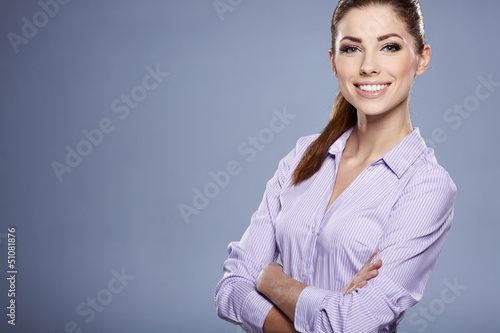 Photo: Cute young business woman Cute young business woman