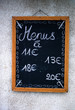 French Menu Board