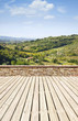Garden terrace, tuscany