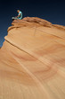 Photo: Business man in a canyon Business man in a canyon