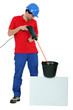 Man with drill