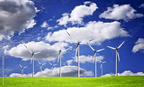 Photo: Wind turbines Wind turbines