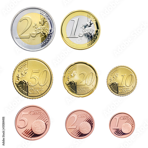 Photo: Euromünzen Euromünzen