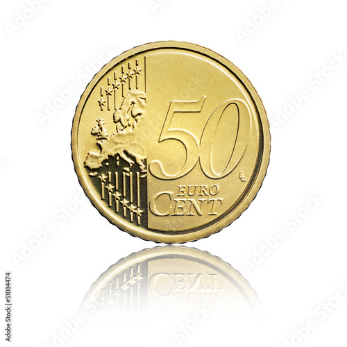 Photo: 50 cent, Euro 50 cent, Euro