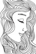 Vektor: Abstract sketch of woman face. Vector illustration. Abstract sketch of woman face. Vector illustration.