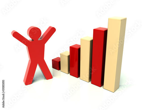 Illustration: Business succes Business succes