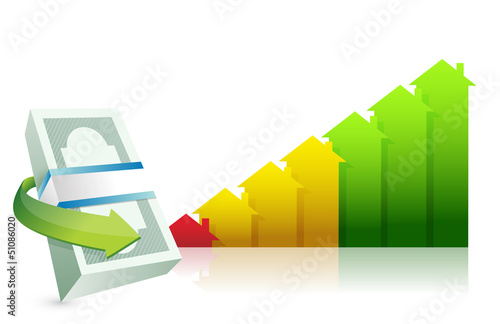 Illustration: real estate business market real estate business market