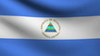 Nicaragua flag.