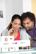 Couple of real estate agents