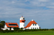 Leuchturm Hov Fyr auf der Insel Langeland, Dänemark