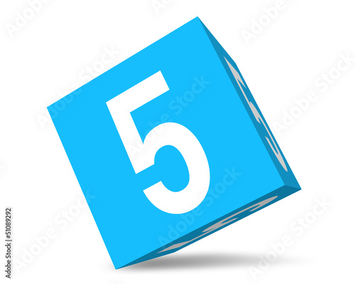 Illustration: chiffre 5 chiffre 5