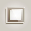 Vector Empty Frame On The Wall