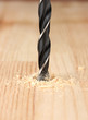 Photo: Close-up image of drilling hole Close-up image of drilling hole