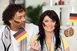 Patriotic German couple