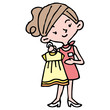 アパレル店員イラスト