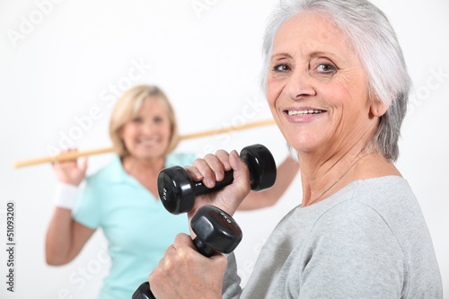 Photo: Women working out together Women working out together