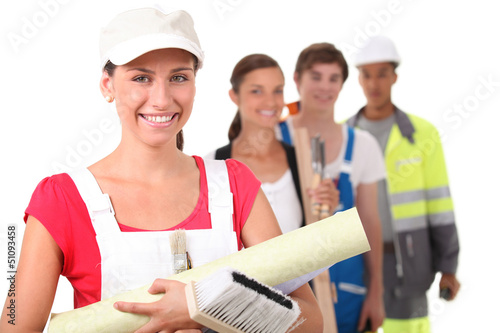 Photo: Young apprentices Young apprentices