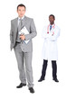 Two male doctors
