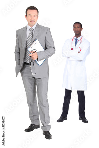 Photo: Two male doctors Two male doctors