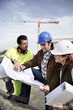 Team on construction site