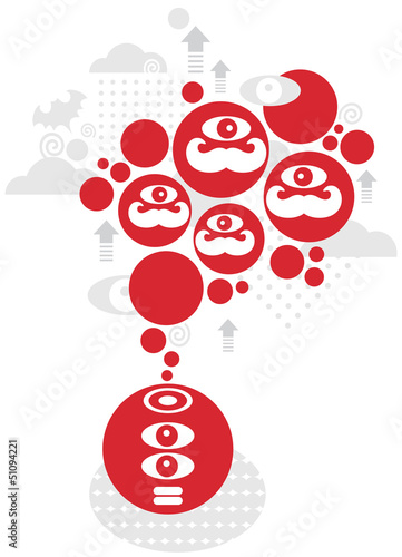 Vector: Spring dreams. Vector illustration. Spring dreams. Vector illustration.