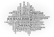nuage de mots: journalisme