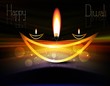 happy diwali shiny beautiful bright celebration vector