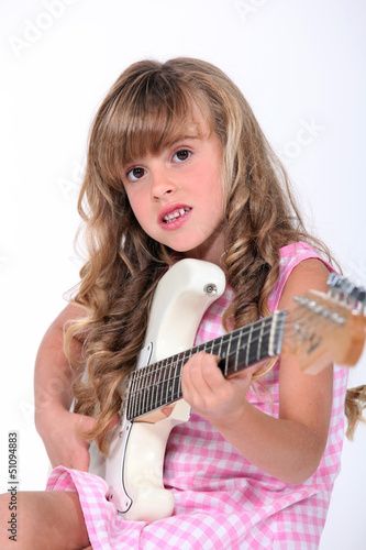 Photo: Girl with guitar Girl with guitar