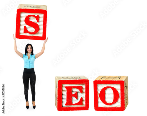 Photo: SEO word SEO word