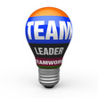 Illustration: Team leader concept Team leader concept