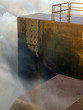 Talsperre, Staudamm mit Wassermassen