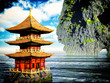 Buddhist temple in the mountains