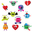 Vector cartoon characters