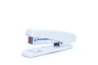 white stapler isolated on white background