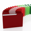 Colorful folders