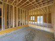 Interior house construction framing