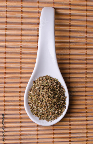 Photo: Dried basil Dried basil