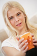 Photo: Woman holding a cup of tea Woman holding a cup of tea