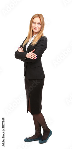Photo: Portrait of teacher woman, isolated on white Portrait of teacher woman, isolated on white