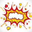 abstract red-yellow design stock vector