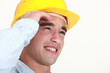 Builder suffering from head ache